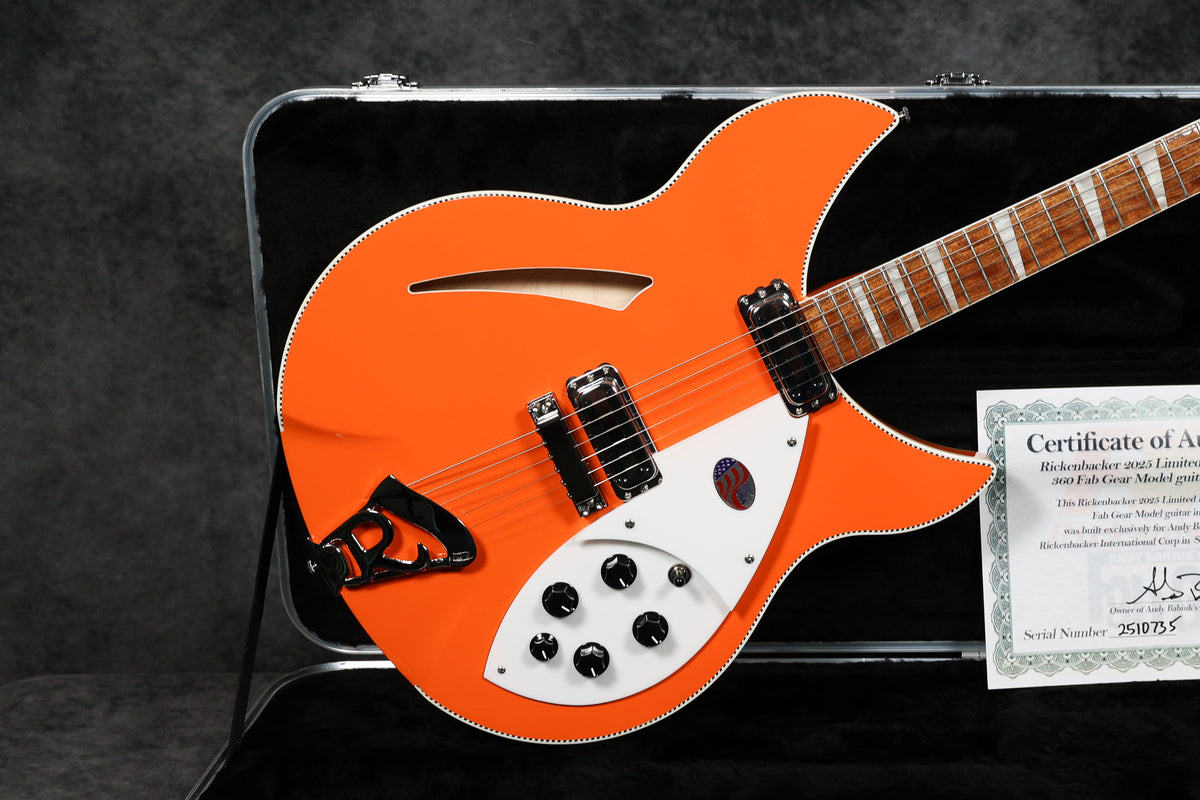 2025 Rickenbacker 360 - Ltd Edition - Orangeglo – Andy Baxter Bass