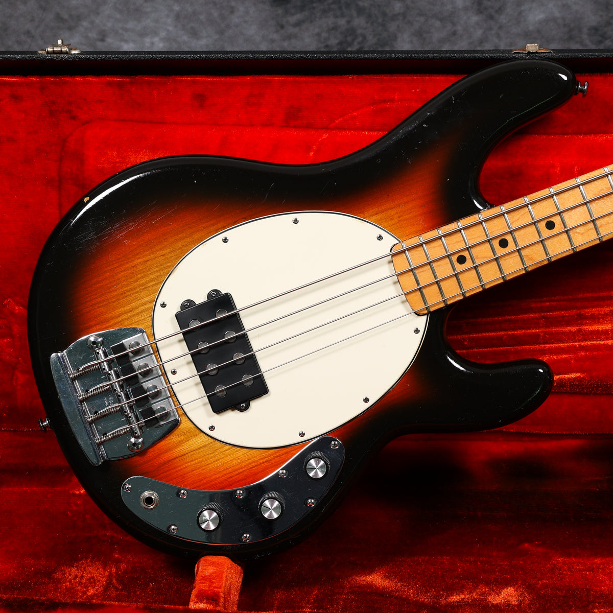 1976 Music Man Stingray, Sunburst – Andy Baxter Bass & Guitars