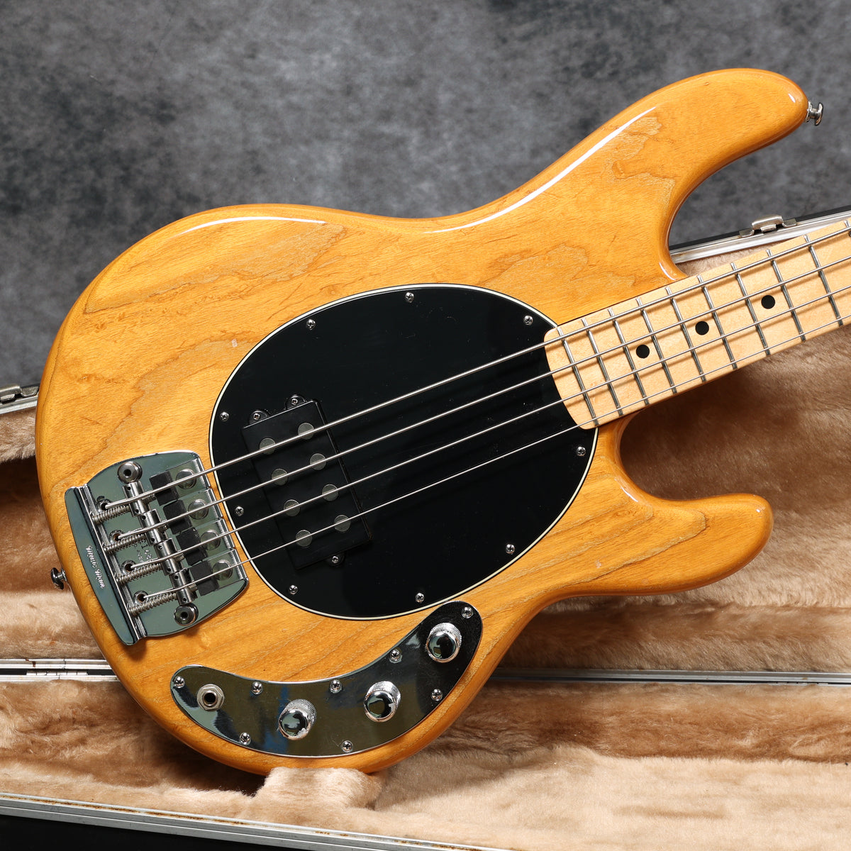 1980 Music Man Stingray, Natural – Andy Baxter Bass & Guitars