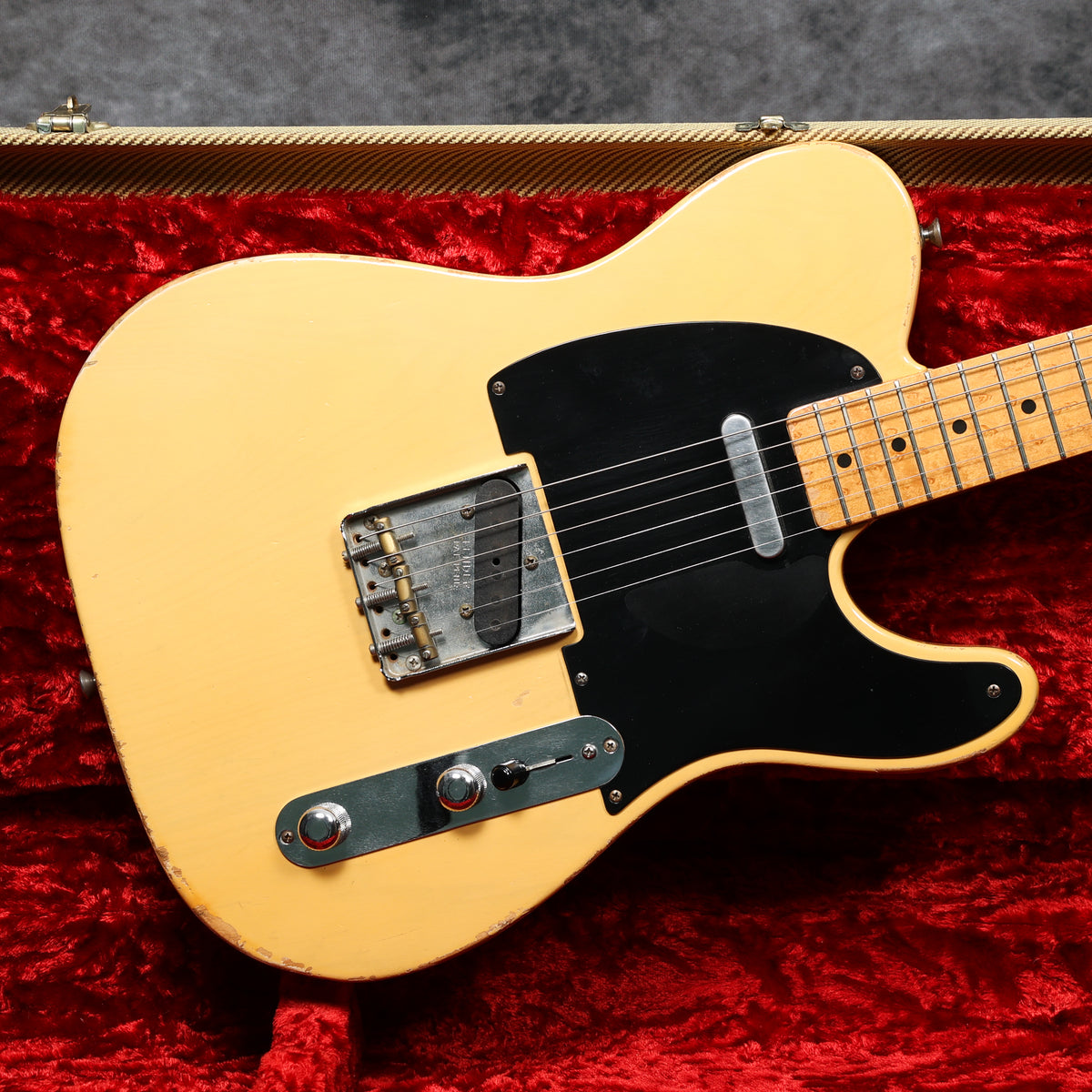 1998 Fender Custom Shop Nocaster Cunetto Relic, Butterscotch