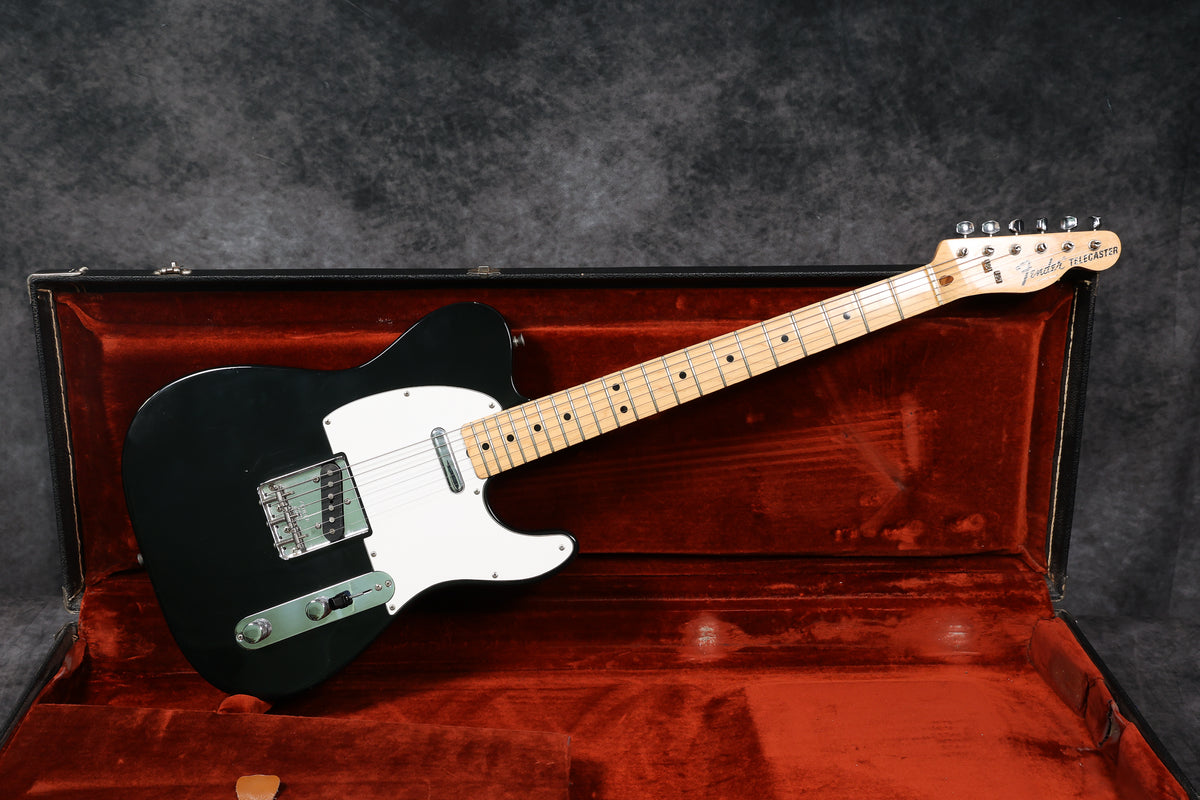 Fender Telecaster 1975年 オリジナルブラック ヴィンテージ 1975 Fender Telecaster, Black – Andy Baxter Bass & Guitars