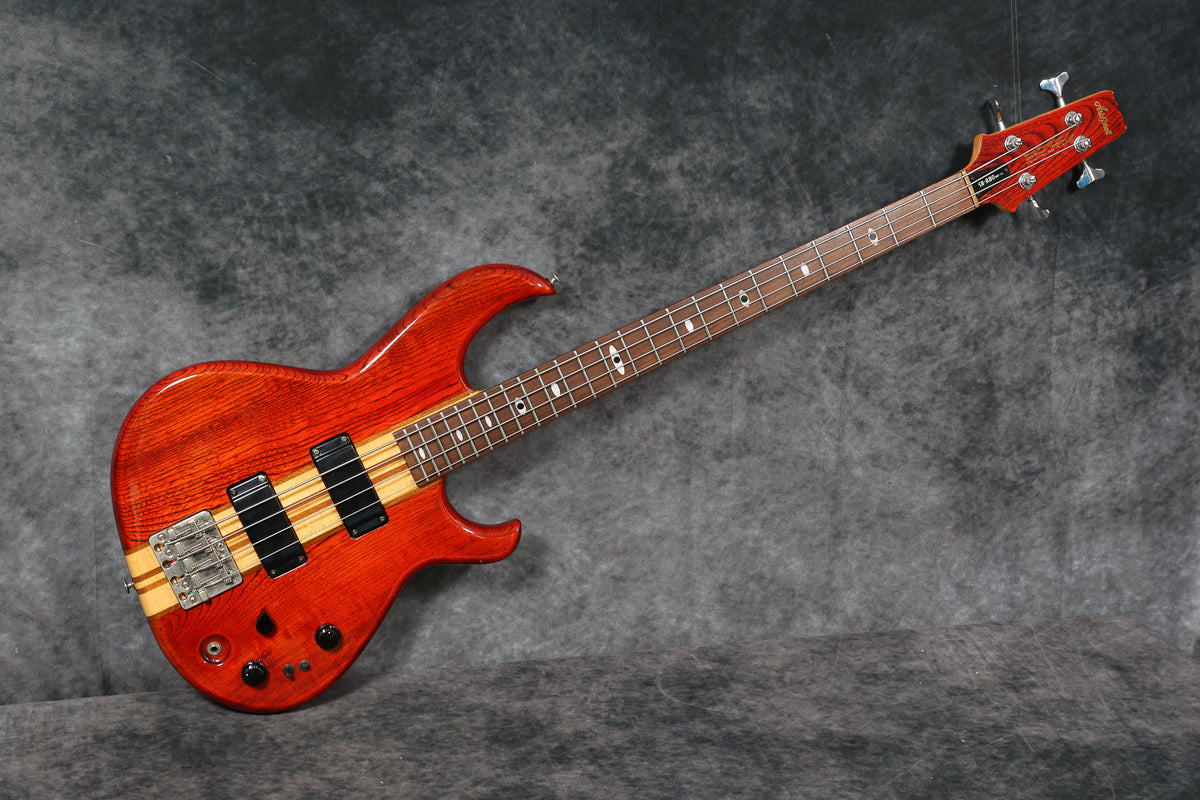 1982 Aria Pro II SB-R80, Padouk Red – Andy Baxter Bass & Guitars