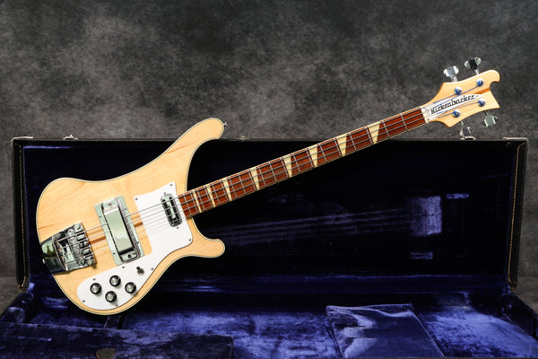 1973 Rickenbacker 4001, Mapleglo - Checkerboard