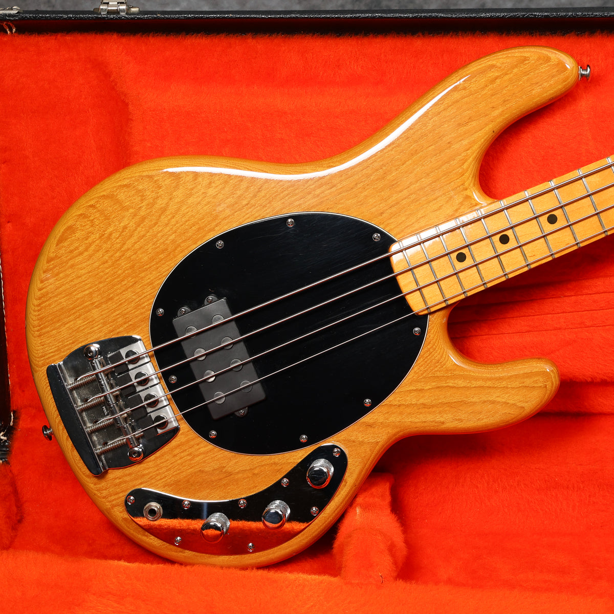 1977 Music Man Stingray, Natural – Andy Baxter Bass & Guitars