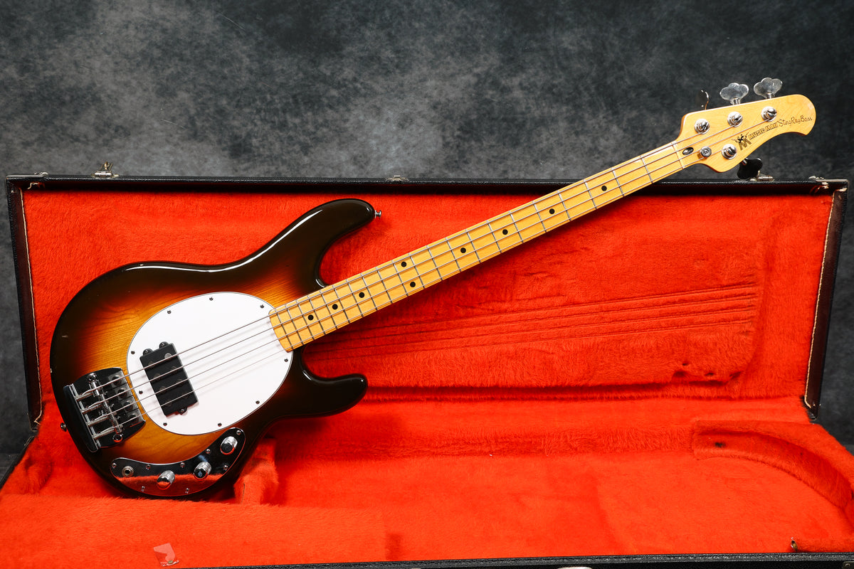 1977 Music Man Stingray, Sunburst – Andy Baxter Bass & Guitars