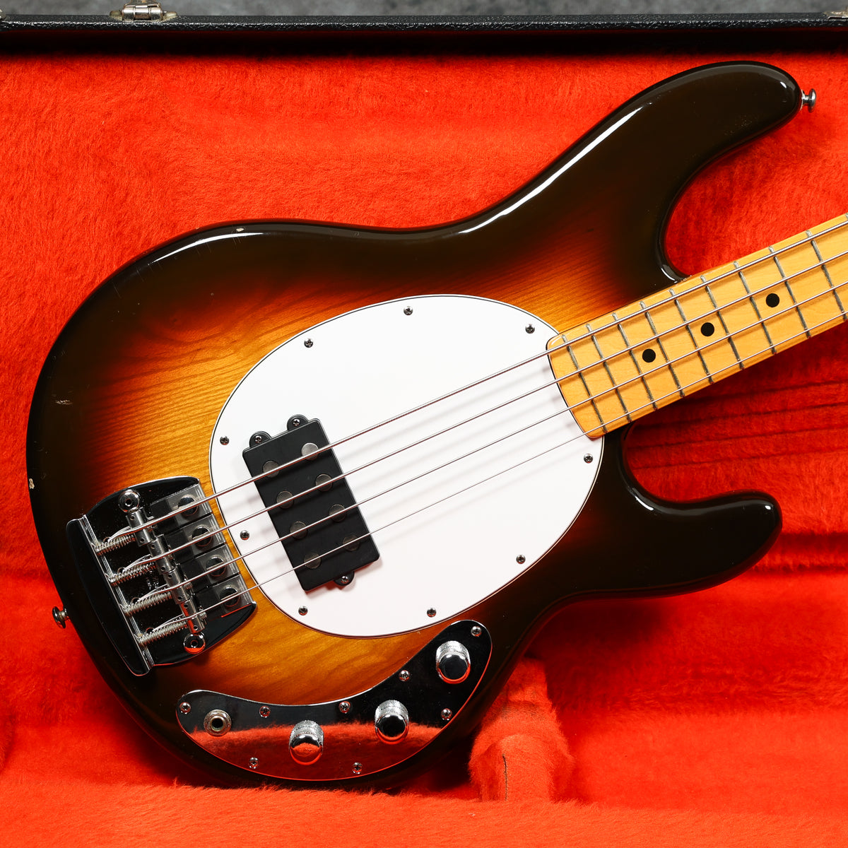 1977 Music Man Stingray, Sunburst – Andy Baxter Bass & Guitars