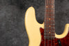 1961 Fender Jazz Bass Olympic White - Refinish By Clive Brown