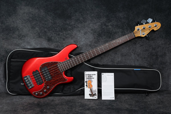 New Sandberg California II VM2, 5-String, Soft Aged Metallic Red
