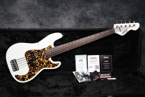Olinto 5-String P - NAMM '26 Show Special - Olympic White Relic
