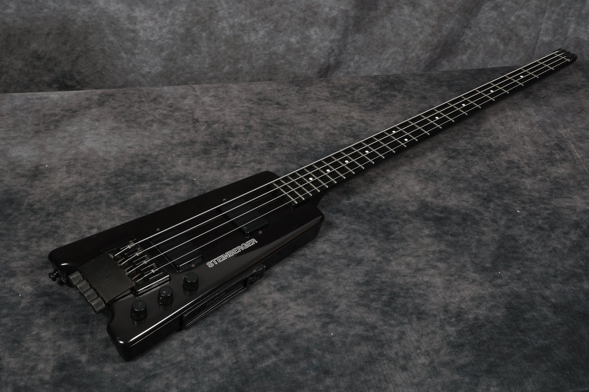 1986 Steinberger XL2 - Black – Andy Baxter Bass & Guitars