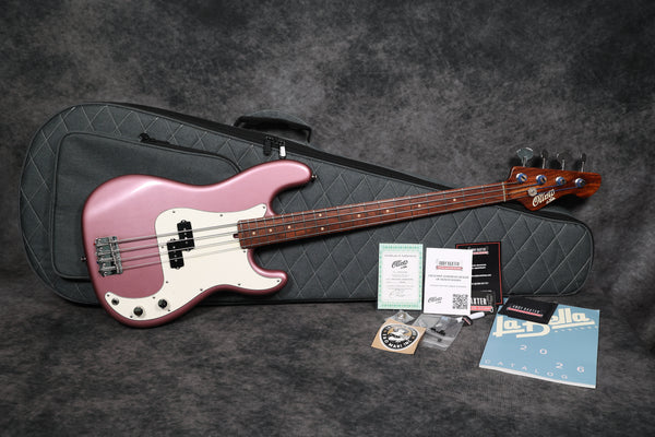 Olinto 4-String P - NAMM '26 Show Special - Burgundy Mist Relic