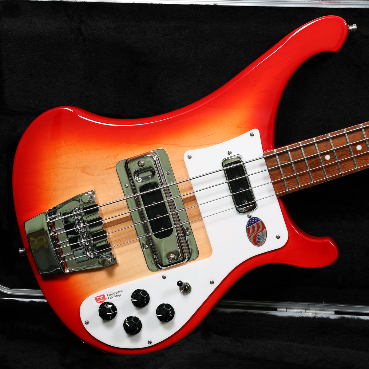 2025 Rickenbacker 4003S, Fireglo – Andy Baxter Bass & Guitars