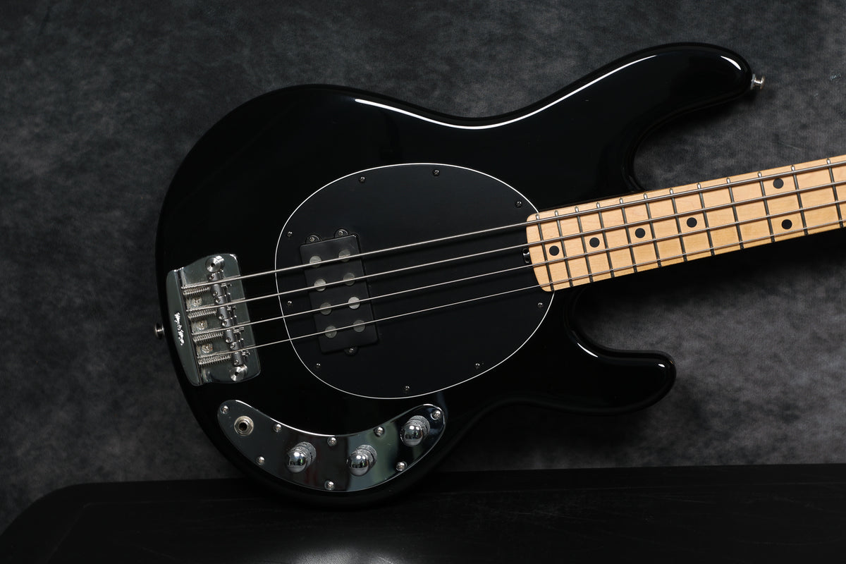 2001 Music Man Stingray 2EQ, Black – Andy Baxter Bass & Guitars