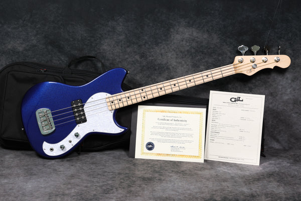 G&L 45th Anniv Ltd Edition Fallout Bass - Sapphire Blue Metallic