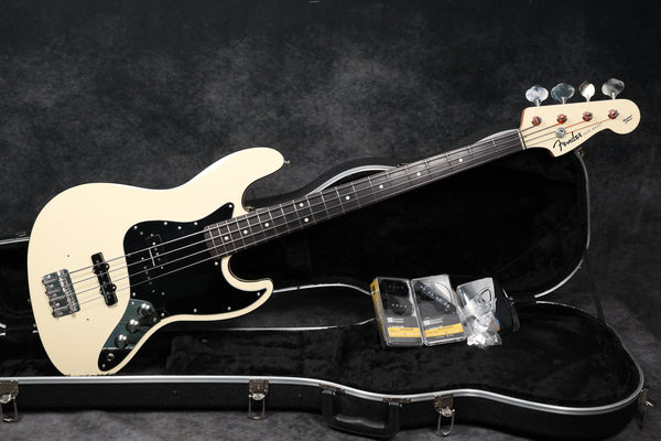 2015 Fender AJB Aerodyne Jazz Bass - White - MIJ
