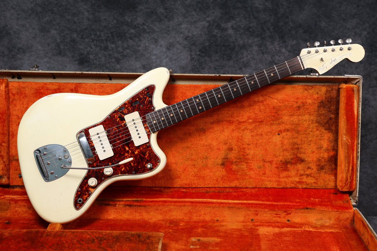 1964 Fender Jazzmaster, Olympic White – Andy Baxter Bass & Guitars