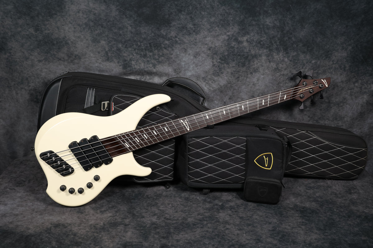2023 Dingwall Afterburner 1, 5-String - Matte Vintage White – Andy