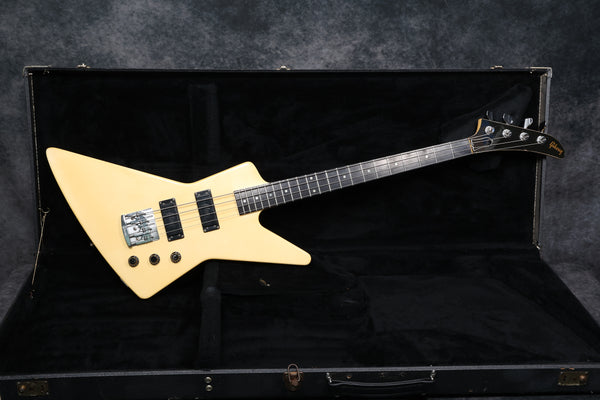 1985 Gibson Explorer Bass, White