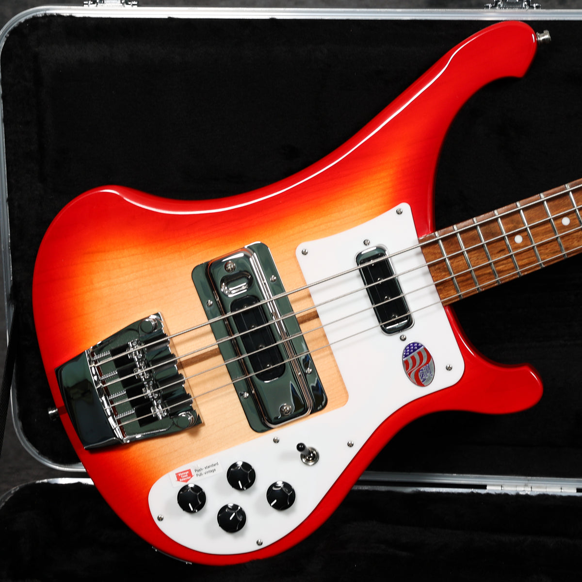 2025 Rickenbacker 4003S, Fireglo, Mint/Unplayed – Andy Baxter Bass