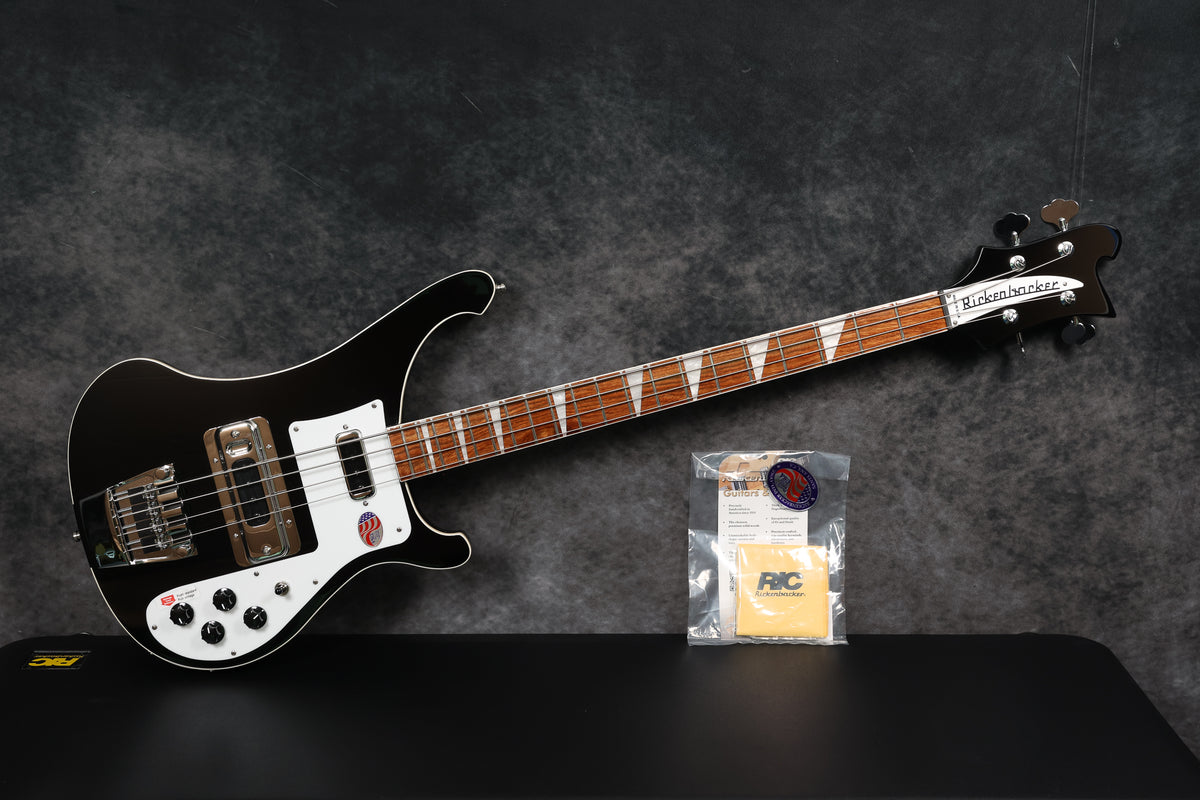 2026 Rickenbacker 4003, Jetglo, Mint/Unplayed – Andy Baxter Bass