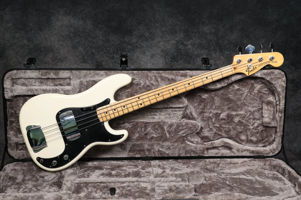 1974 Fender Precision Bass, Olympic White Refinish