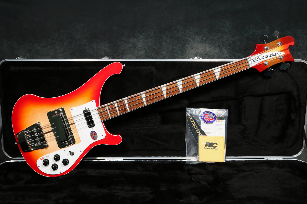 2024 Rickenbacker 4003, Fireglo, Mint/Unplayed – Andy Baxter Bass
