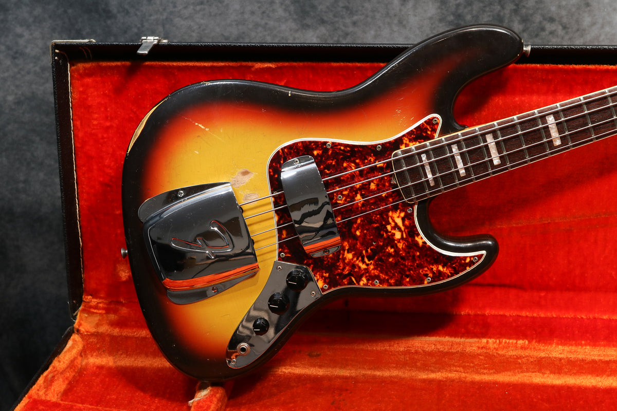1966 Fender Jazz Bass Sunburst Andy Baxter Bass Guitars 1966-fender-jazz-bass-sunburst-andy-baxter-bass-guitars