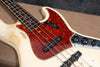 1962 Fender Jazz Bass, Olympic White, Slab Board