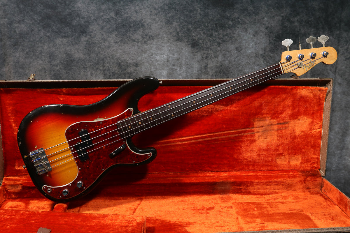 1963 Fender Precision Bass, Sunburst – Andy Baxter Bass & Guitars
