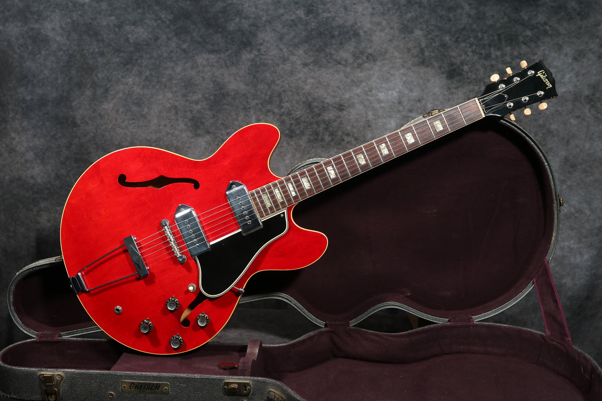 1966 Gibson ES-330, Cherry Red – Andy Baxter Bass & Guitars