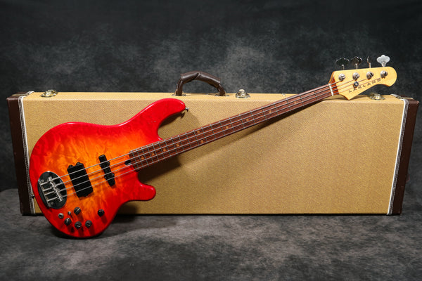 1995 Lakland USA 4-94 - Cherry Sunburst - Quilted Maple