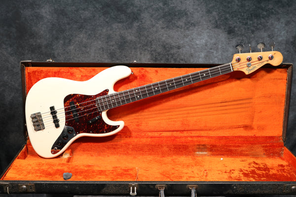 1966 Fender Jazz Bass, Olympic White Refinish