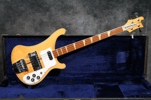 1973 Rickenbacker 4001, Mapleglo - Checkerboard