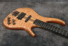Used Shuker Horn Bass, Neck-Thru, 5A Quilted Maple