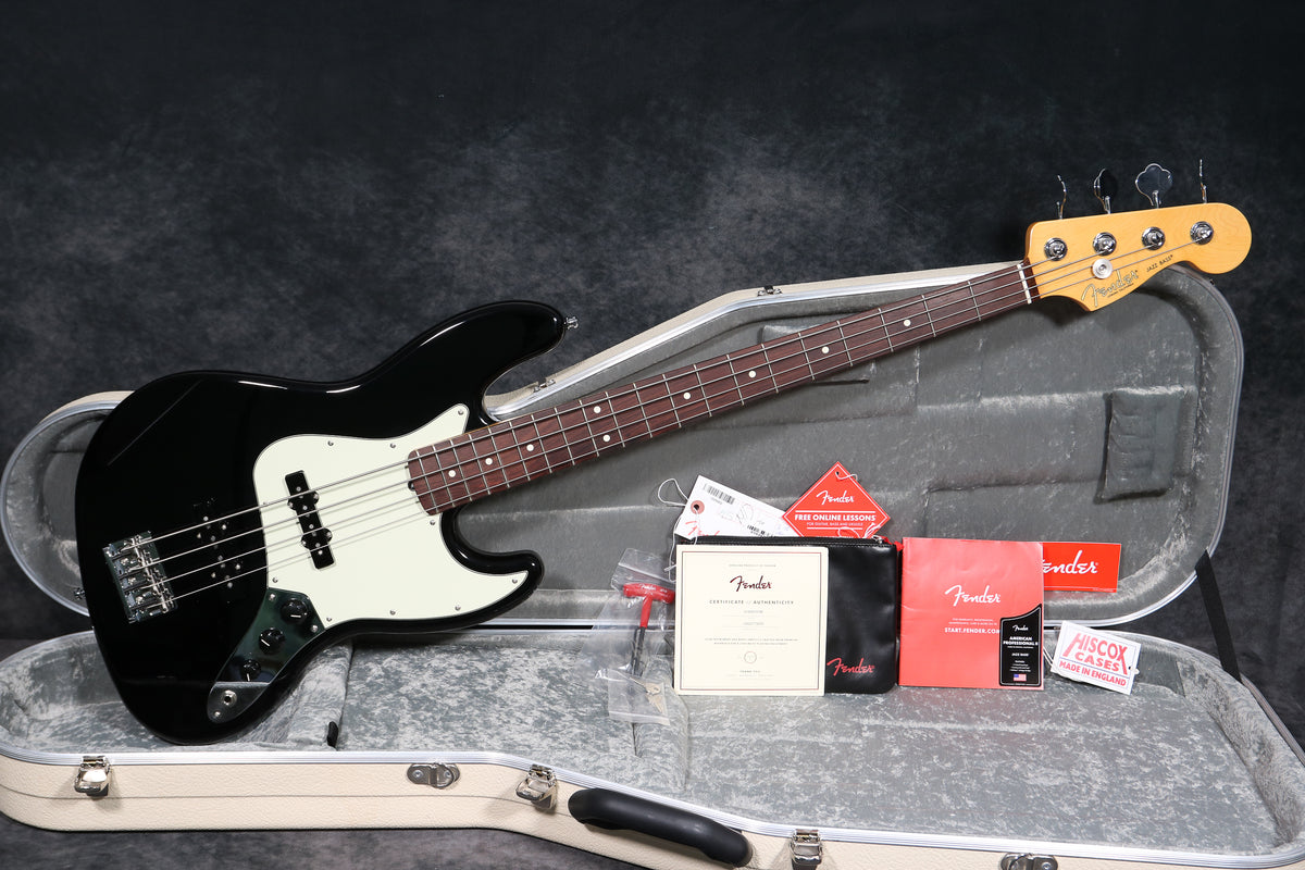 2022 Fender American Professional II Jazz Bass - Black – Andy