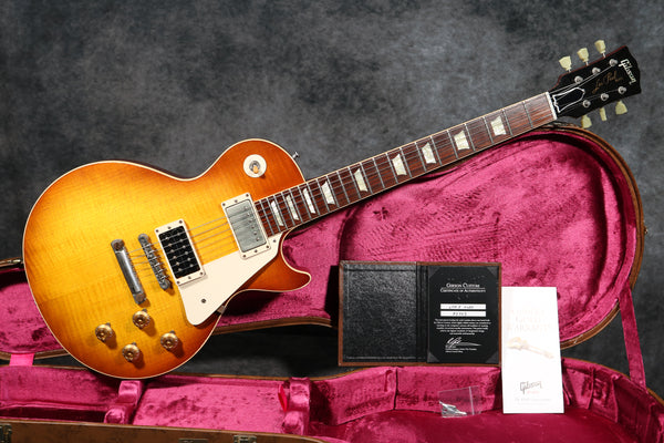 2012 Gibson Custom Les Paul Standard R8, Aged Iced Tea Burst