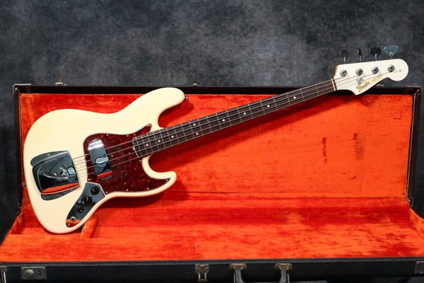 1965 Fender Jazz, Olympic White / Matching Headstock