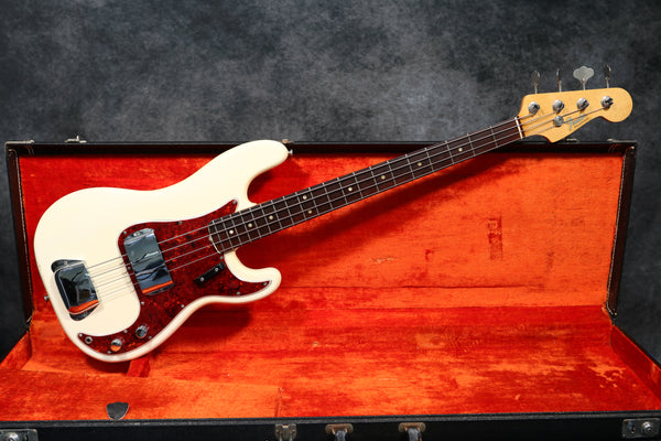 1966 Fender Precision, Olympic White