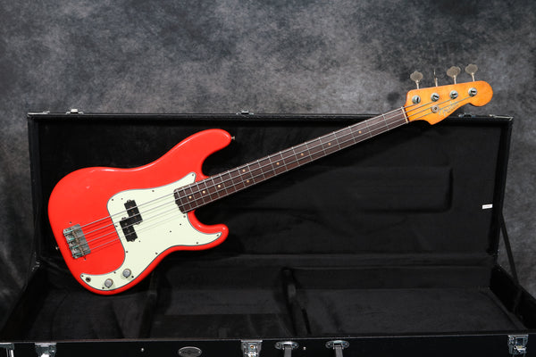 1964 Fender Precision Bass, Fiesta red Refinish