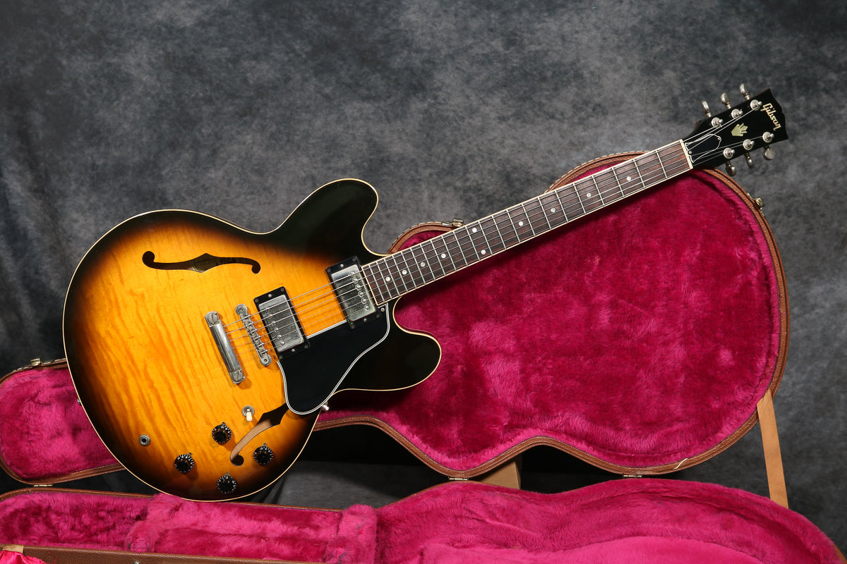 1995 Gibson ES-335 Dot, Sunburst w/Figured Top – Andy Baxter Bass