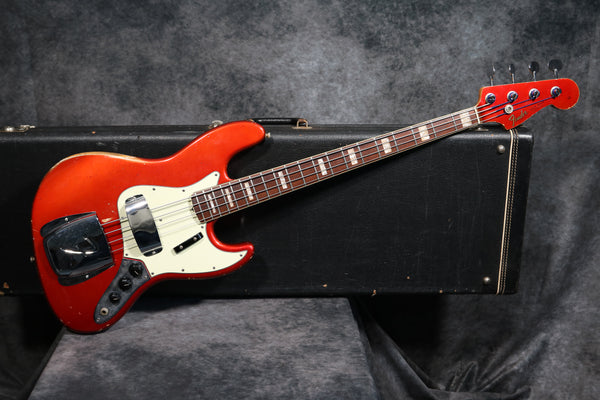 1966 Fender Jazz, Candy Apple Red / Matching Headstock