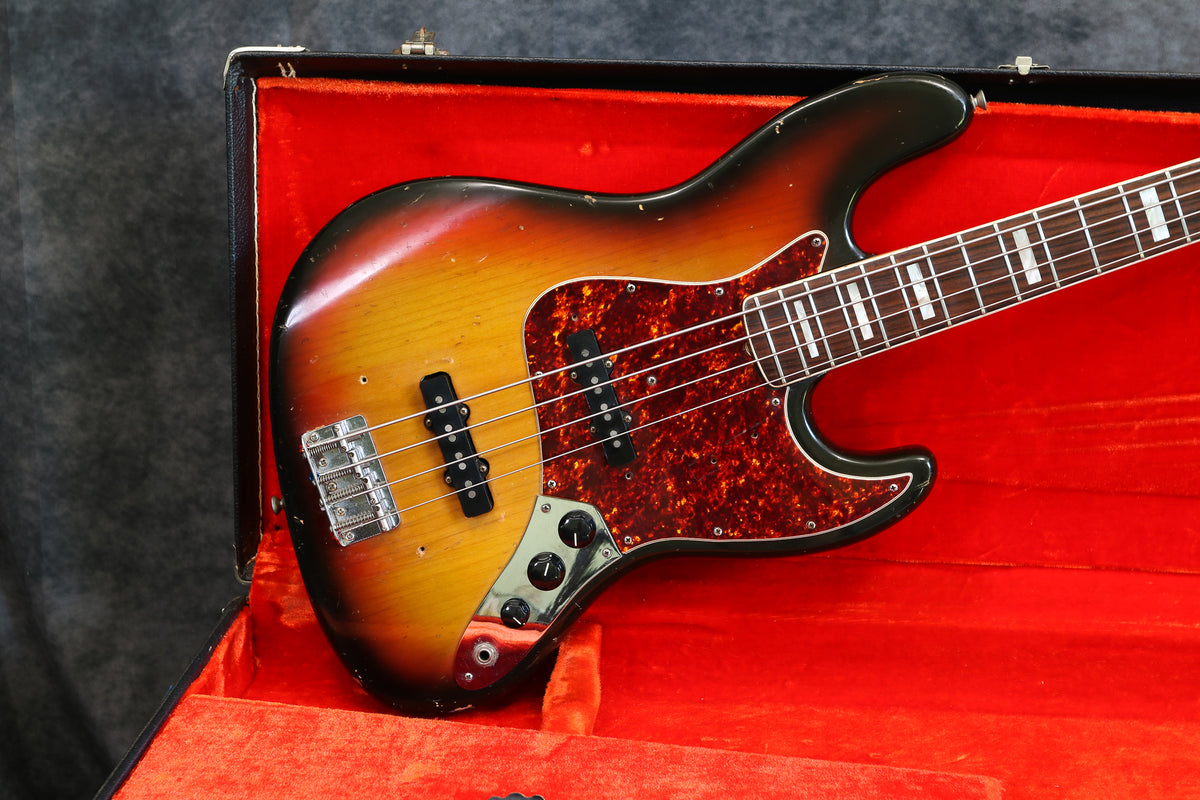 1971 Fender Jazz Bass, Sunburst – Andy Baxter Bass & Guitars