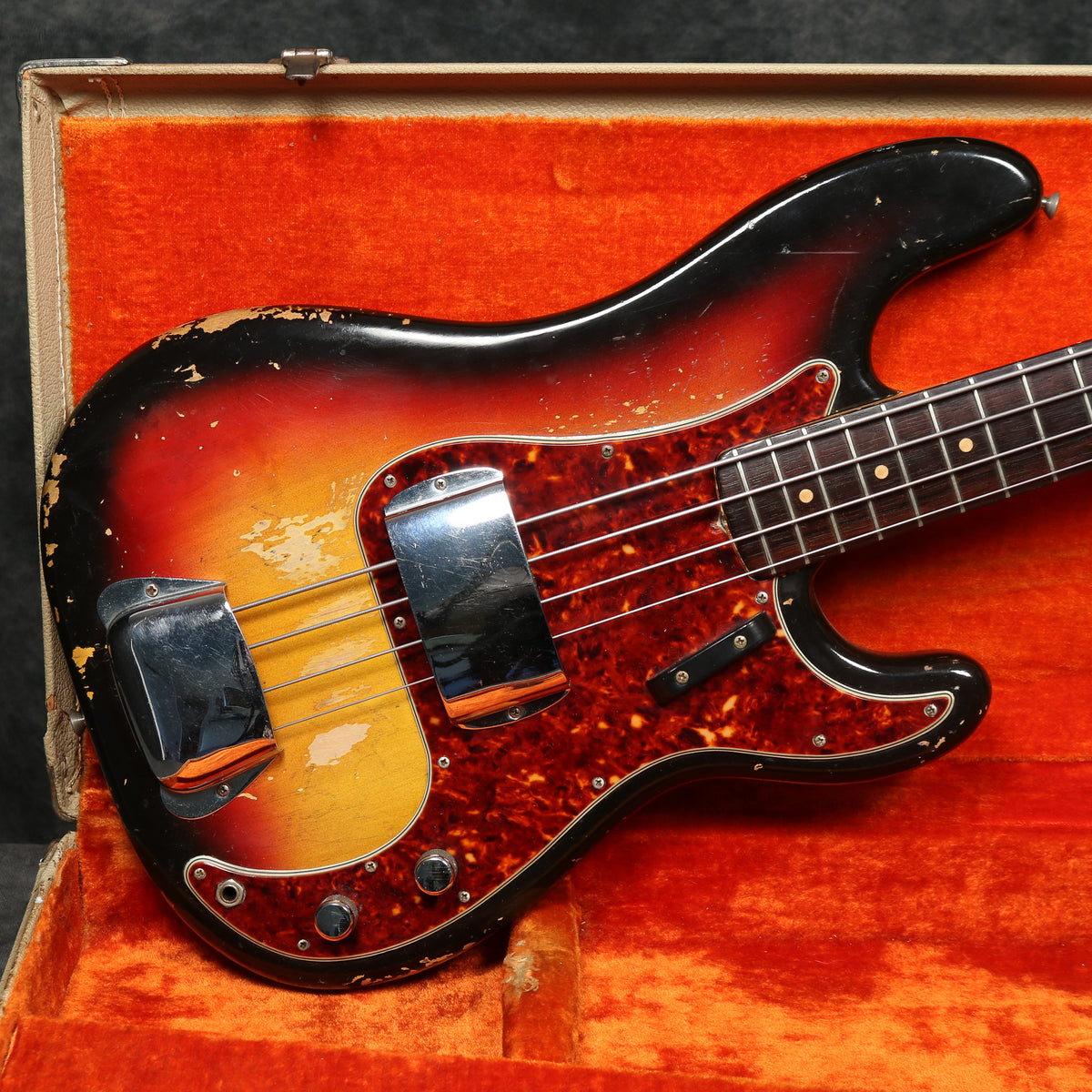 1963 Fender Precision Bass, Sunburst – Andy Baxter Bass & Guitars