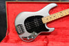 1980 Music Man Sabre, Inca Silver Refinish