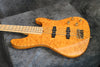 2005 Fender American Deluxe Jazz Bass QMT, Amber
