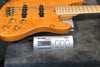 2005 Fender American Deluxe Jazz Bass QMT, Amber