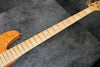 2005 Fender American Deluxe Jazz Bass QMT, Amber
