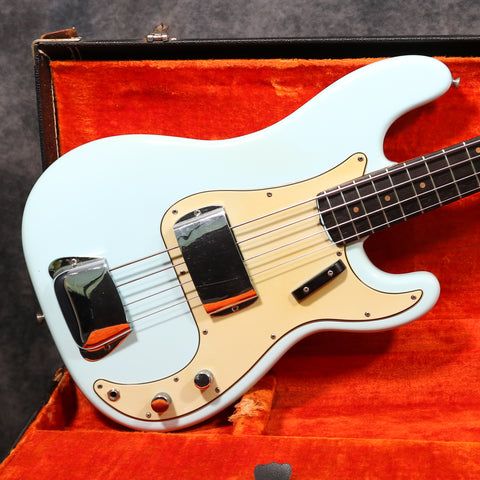 1963 Fender Precision Bass, Daphne Blue Refinish