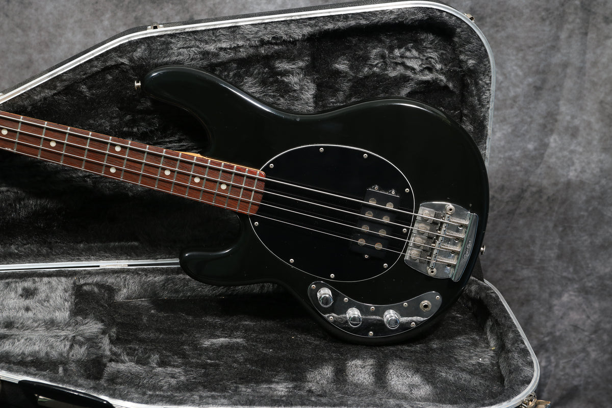1980 Left-Hand Music Man Stingray, Black – Andy Baxter Bass & Guitars