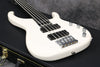 1993 Modulus Quantum 5 Fretless, White